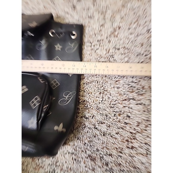 Woman's Faux Leather Printed Backpack - Picture 9 of 10